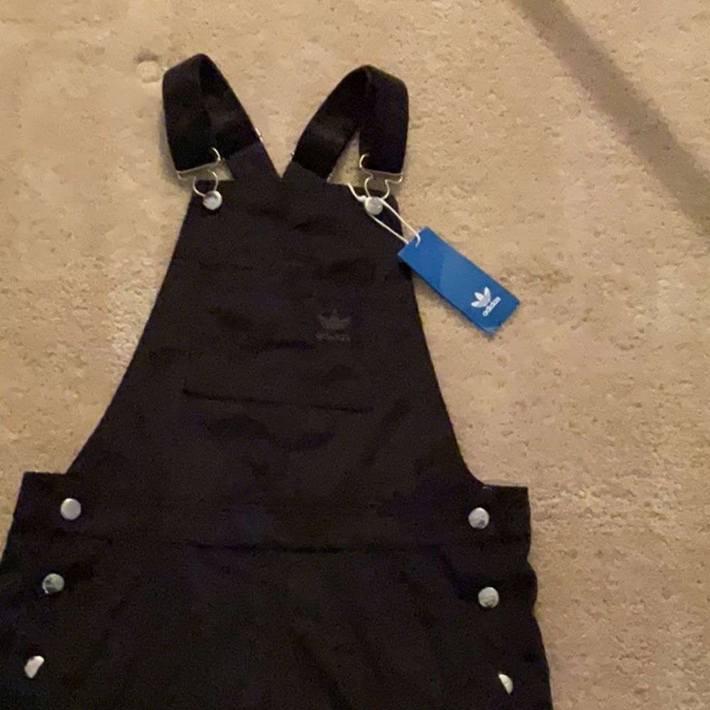 Adidas Kids Black Overalls